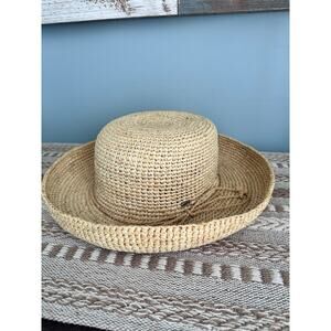 August Hat Company Natural Straw Sun Women's Hat